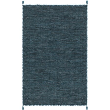 Safavieh 6 x 9 ft. Montauk 150M Hand Loomed Rectangle Area Rug Blue & Black MTK150M-6